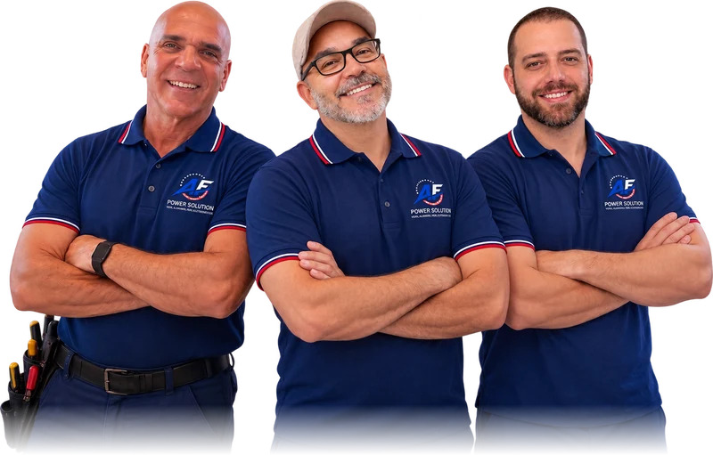 AF Power Solution team — handyman, management and facilities crew